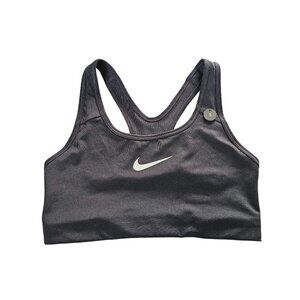 Nike Swoosh Bra Womens Small Black Medium Support Dri-FIT Tech Training